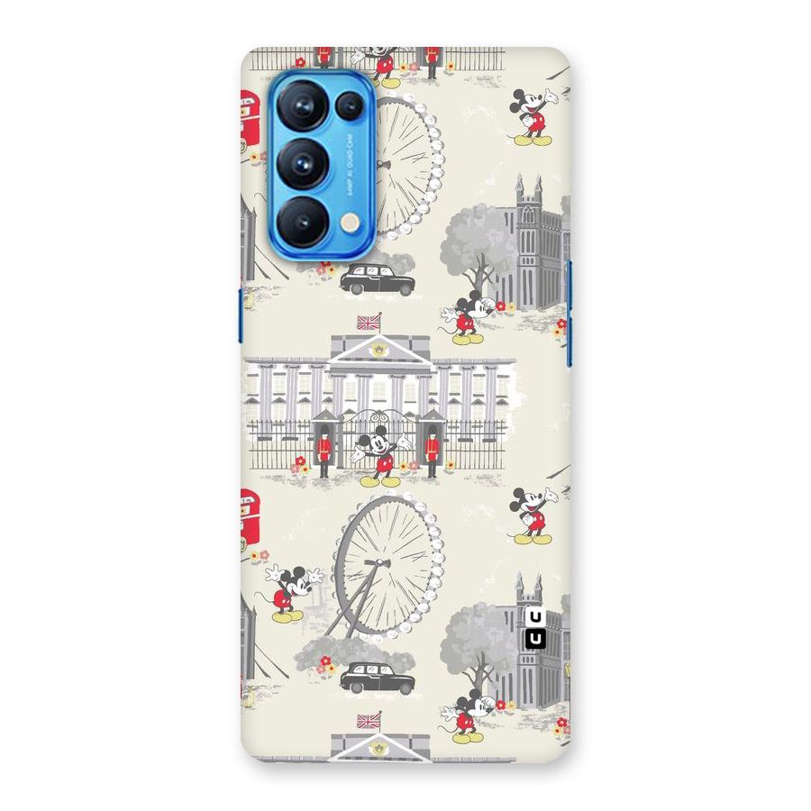 City Tour Pattern Back Case for Oppo Reno5 Pro 5G