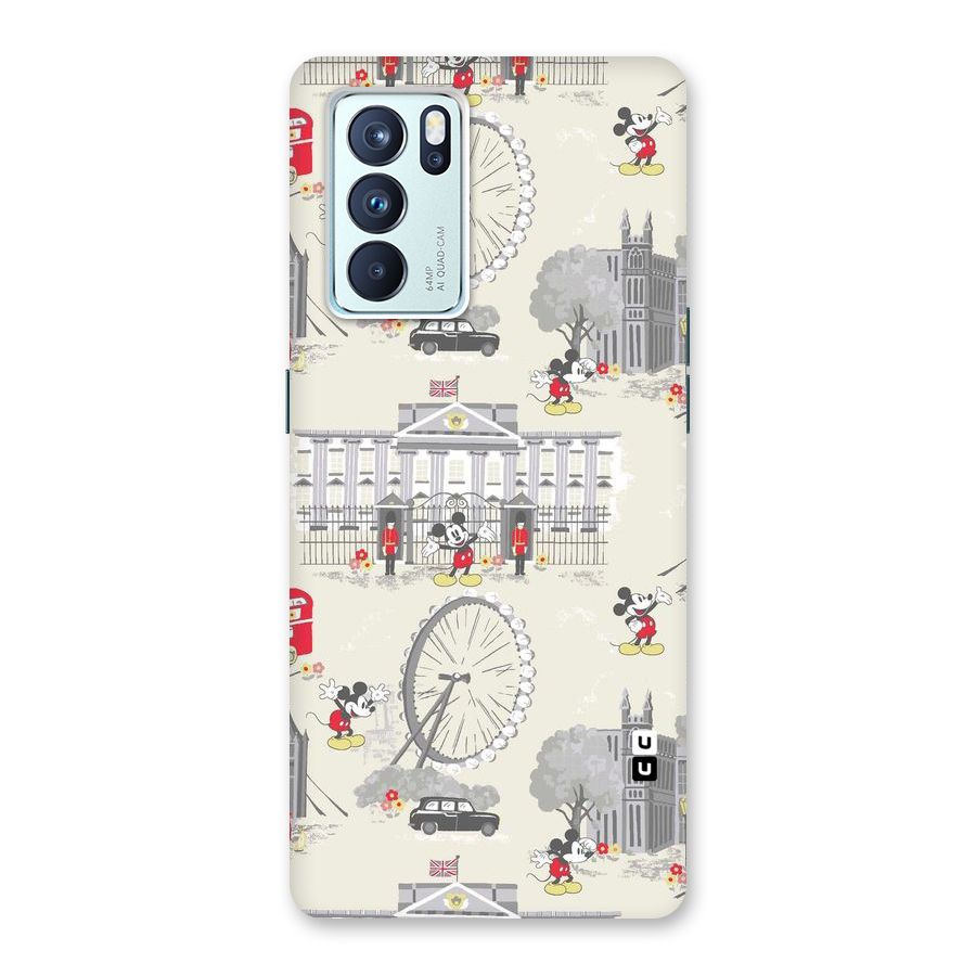 City Tour Pattern Back Case for Oppo Reno6 Pro 5G