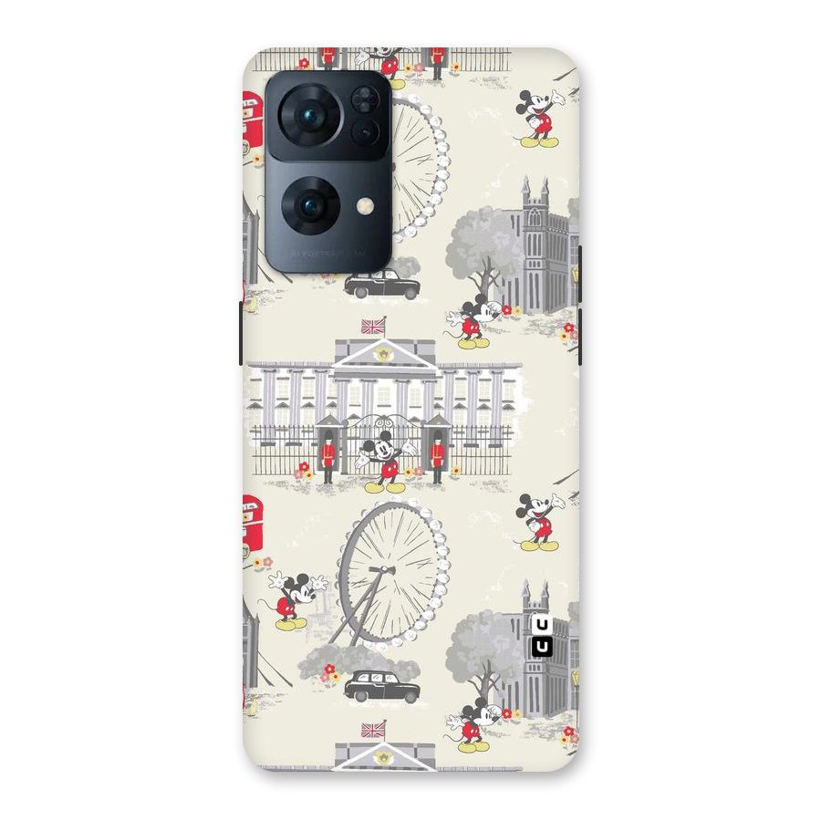 City Tour Pattern Back Case for Oppo Reno7 Pro 5G