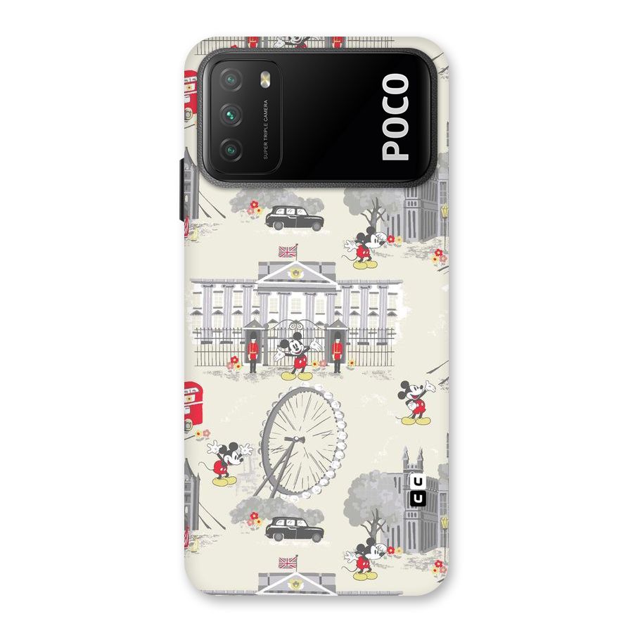 City Tour Pattern Back Case for Poco M3