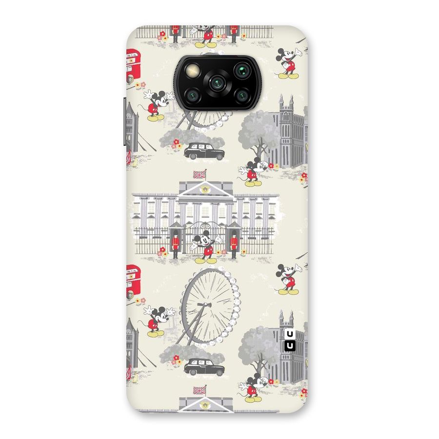 City Tour Pattern Back Case for Poco X3