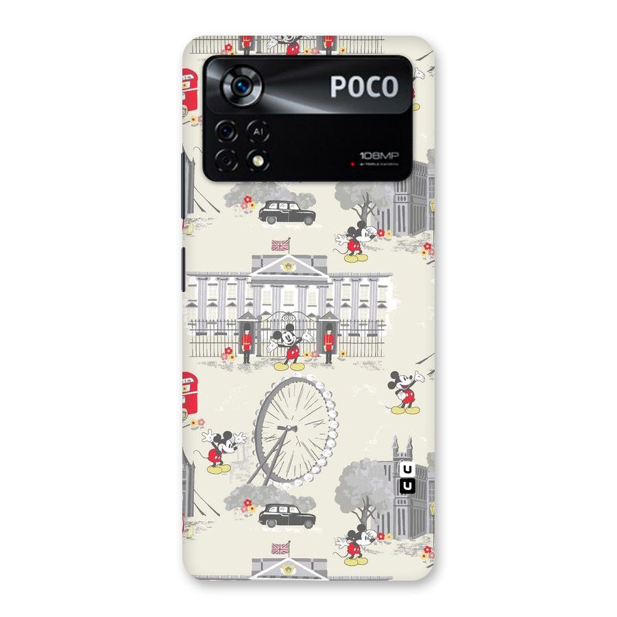 City Tour Pattern Back Case for Poco X4 Pro 5G
