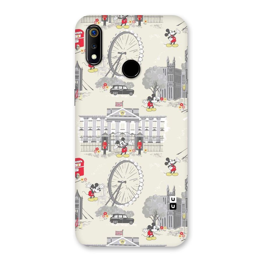 City Tour Pattern Back Case for Realme 3