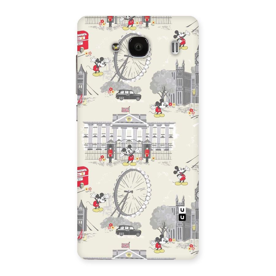 City Tour Pattern Back Case for Redmi 2