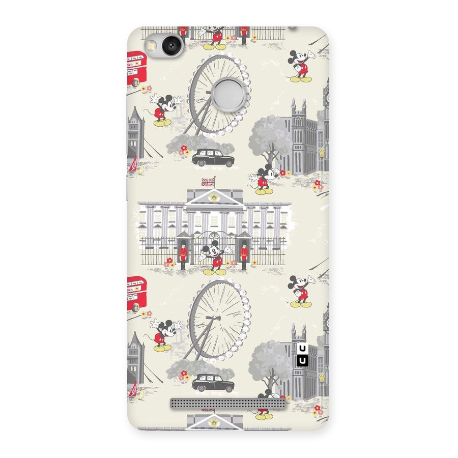 City Tour Pattern Back Case for Redmi 3S Prime