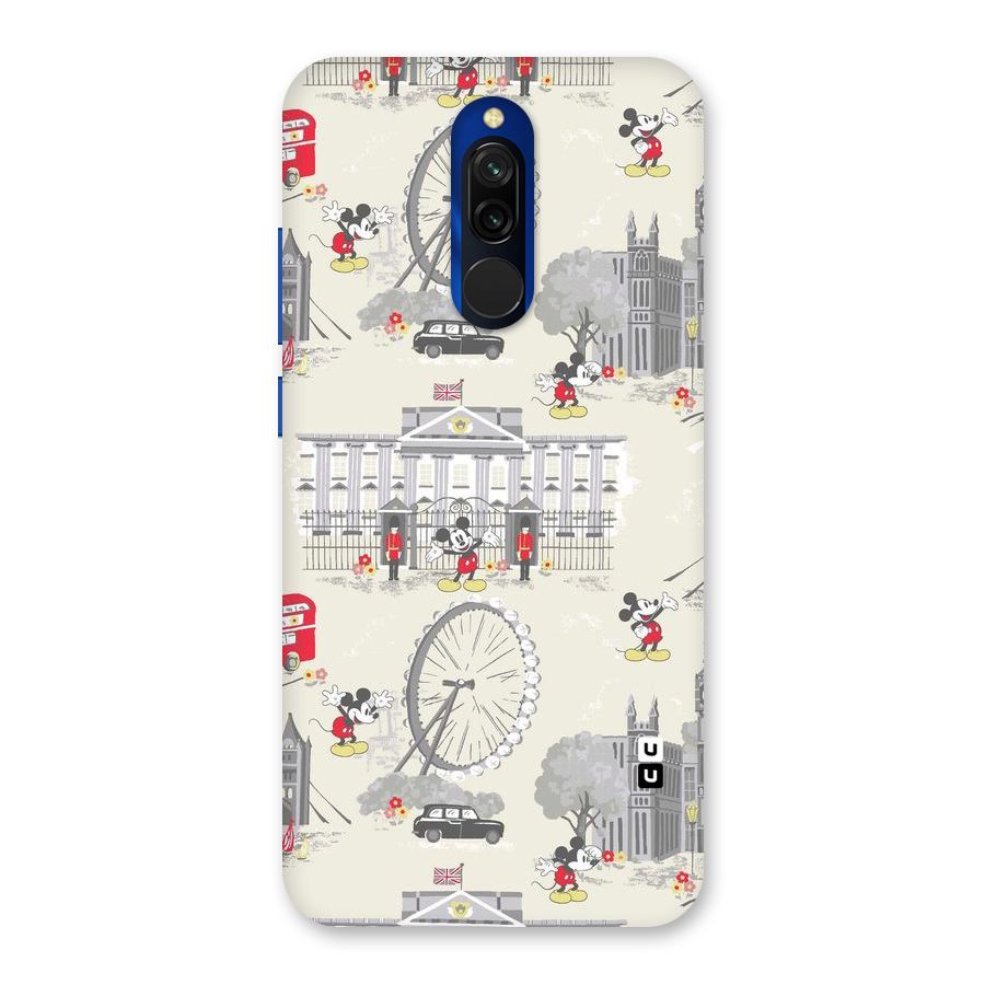 City Tour Pattern Back Case for Redmi 8