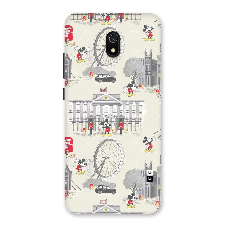 City Tour Pattern Back Case for Redmi 8A