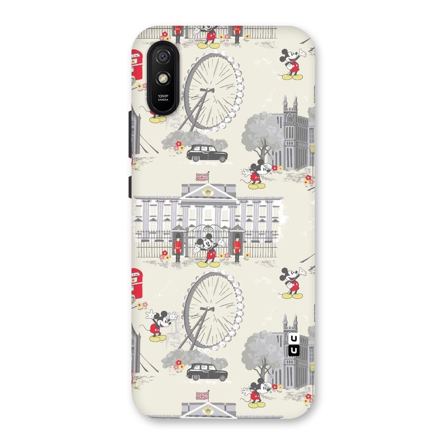 City Tour Pattern Back Case for Redmi 9i