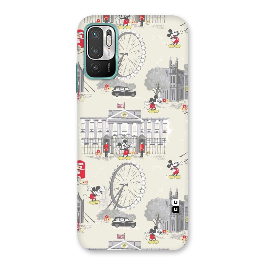 City Tour Pattern Back Case for Redmi Note 10T 5G