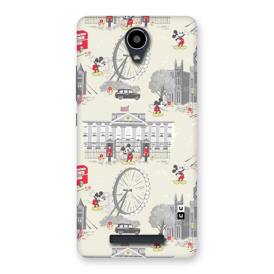 City Tour Pattern Back Case for Redmi Note 2