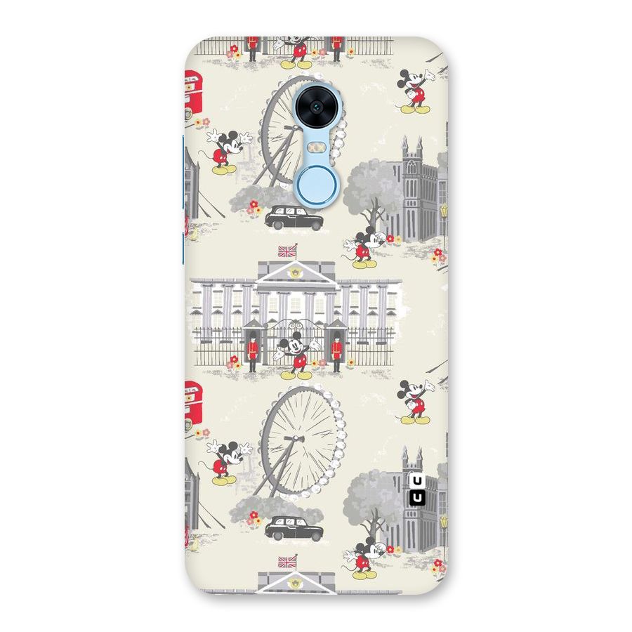 City Tour Pattern Back Case for Redmi Note 5