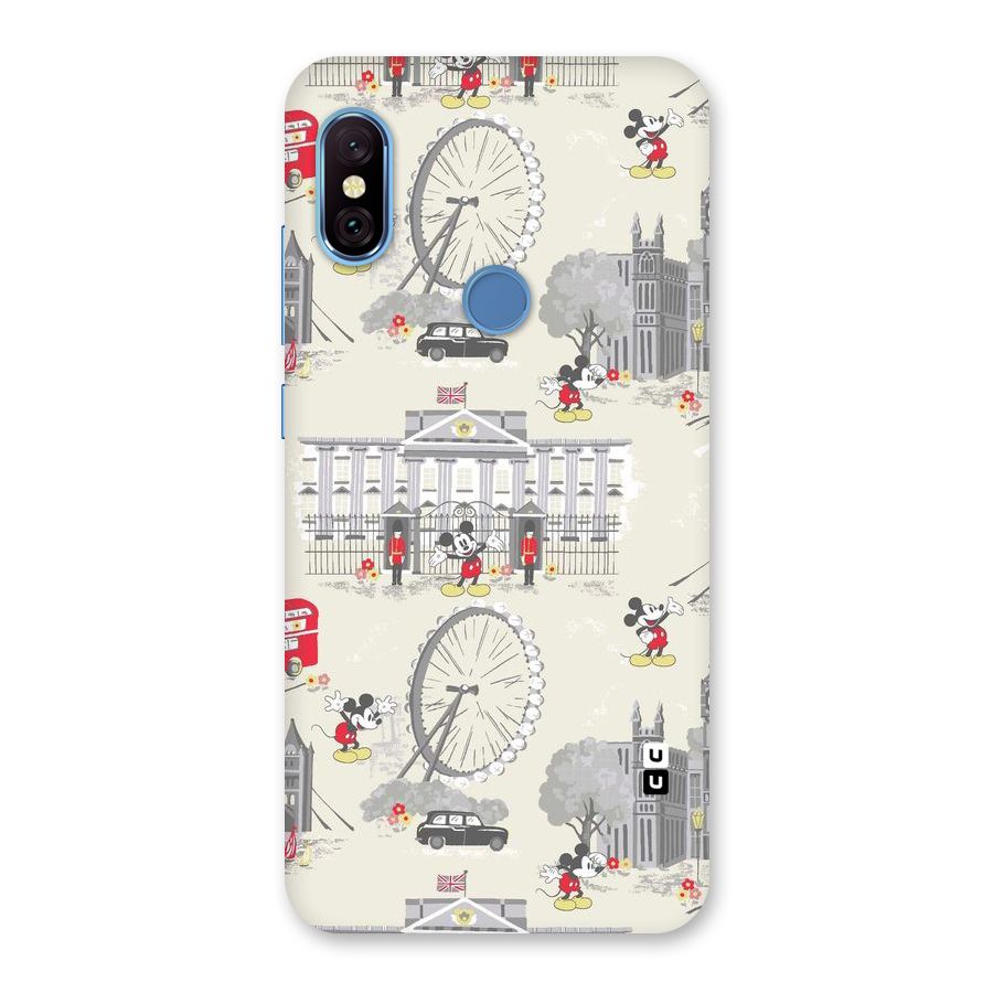City Tour Pattern Back Case for Redmi Note 6 Pro