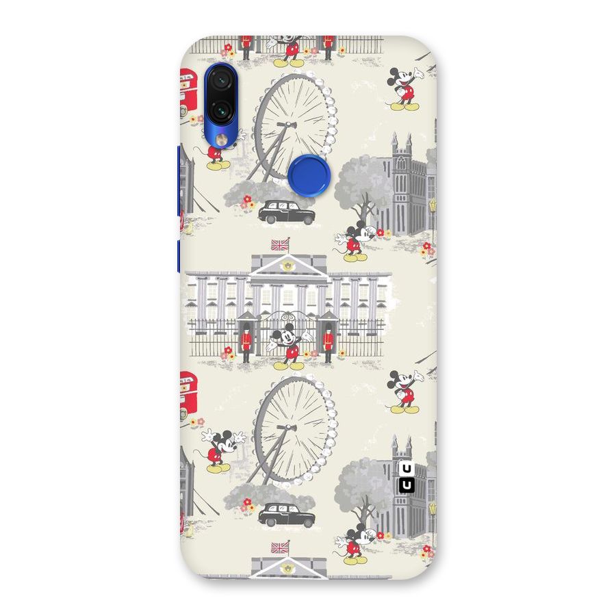 City Tour Pattern Back Case for Redmi Note 7S