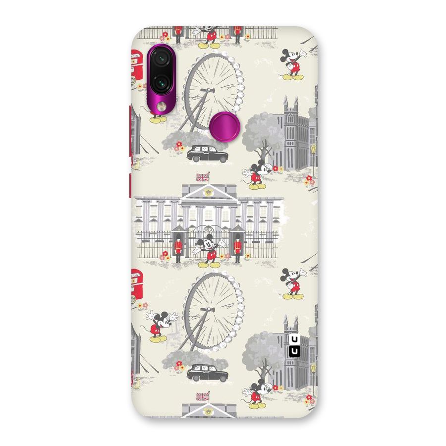 City Tour Pattern Back Case for Redmi Note 7 Pro