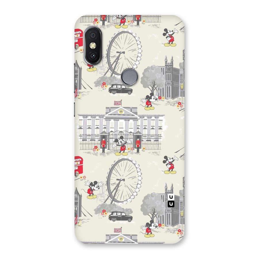 City Tour Pattern Back Case for Redmi Y2