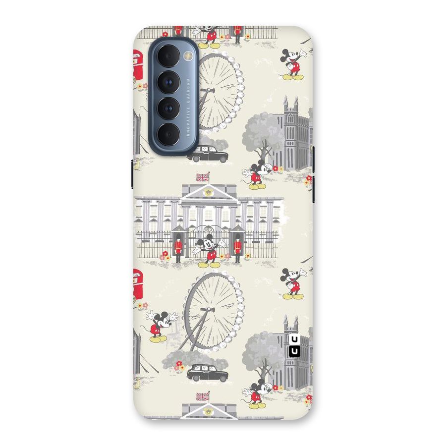 City Tour Pattern Back Case for Reno4 Pro