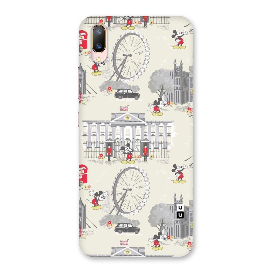 City Tour Pattern Back Case for Vivo V11 Pro