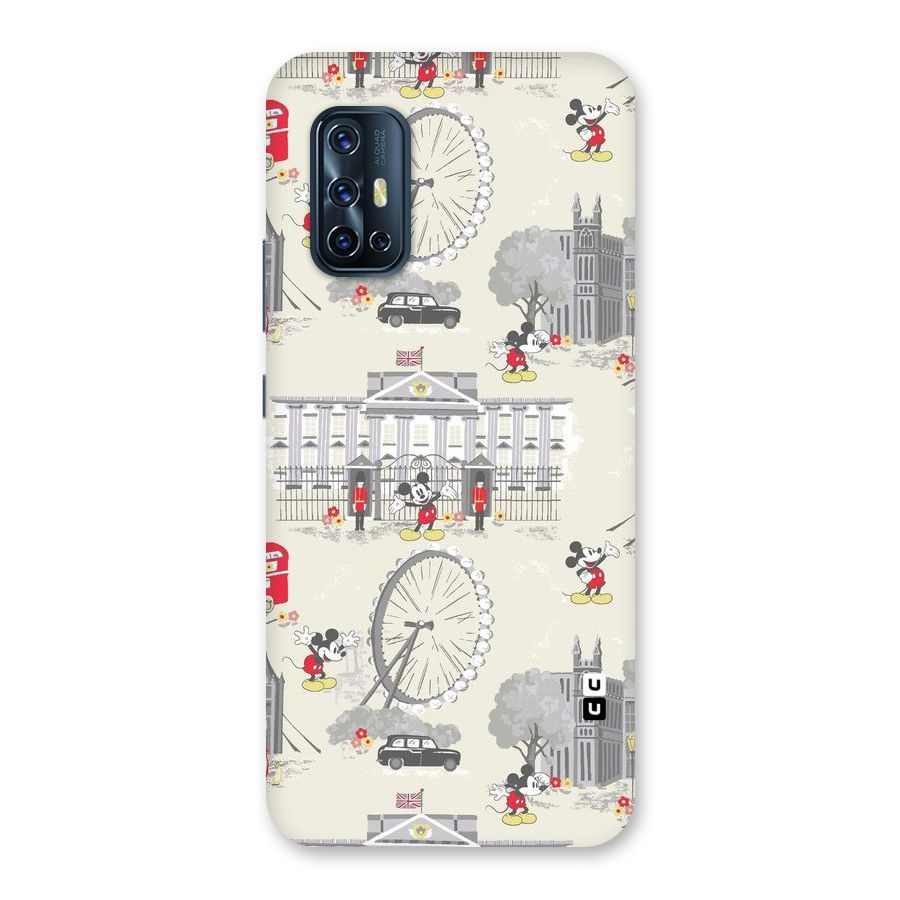 City Tour Pattern Back Case for Vivo V17