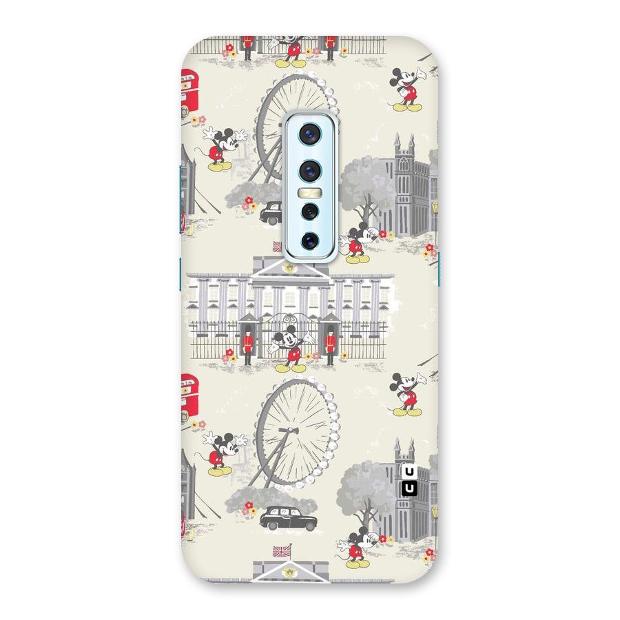 City Tour Pattern Back Case for Vivo V17 Pro