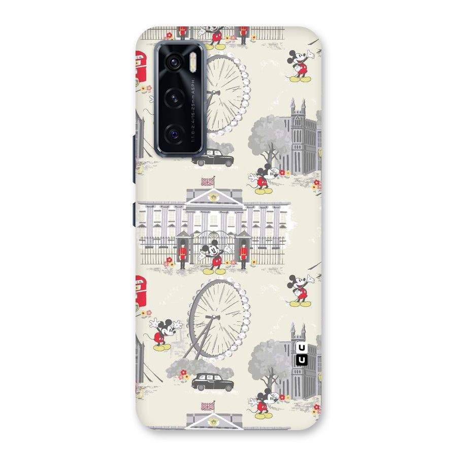 City Tour Pattern Back Case for Vivo V20 SE