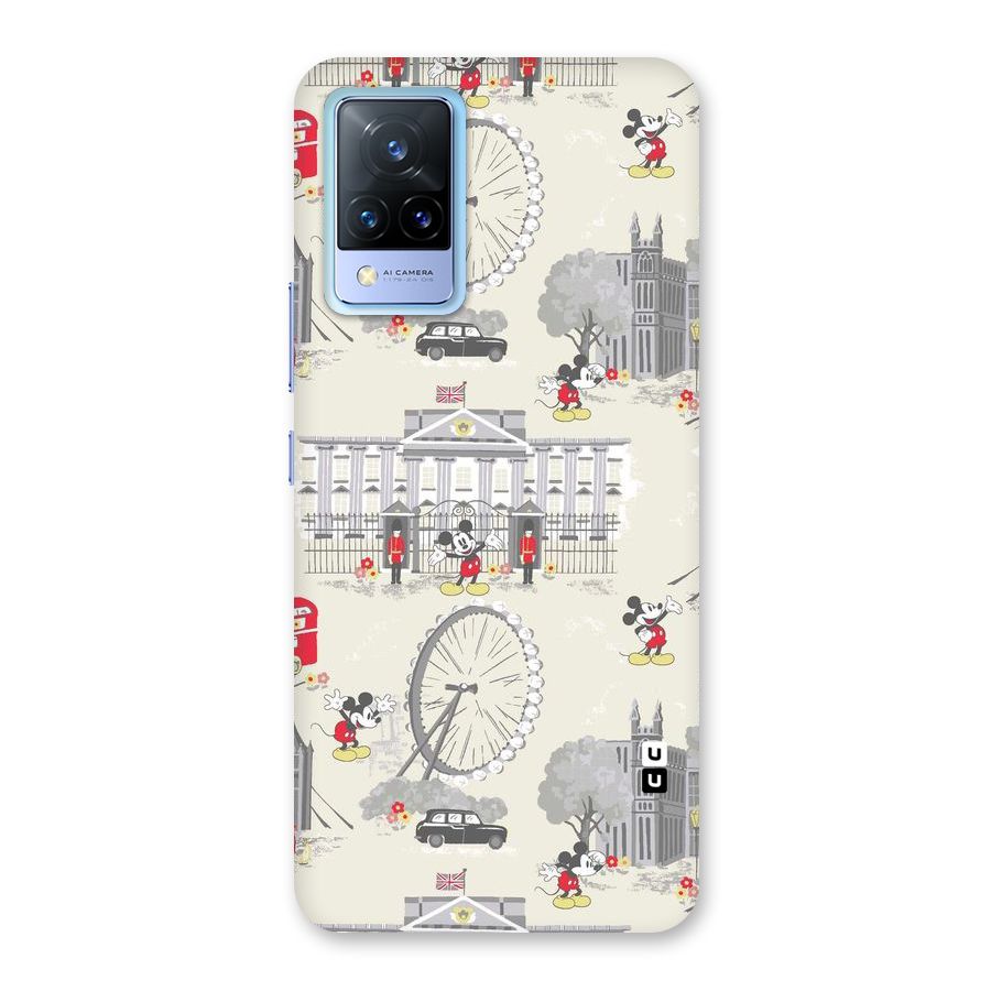 City Tour Pattern Back Case for Vivo V21 5G