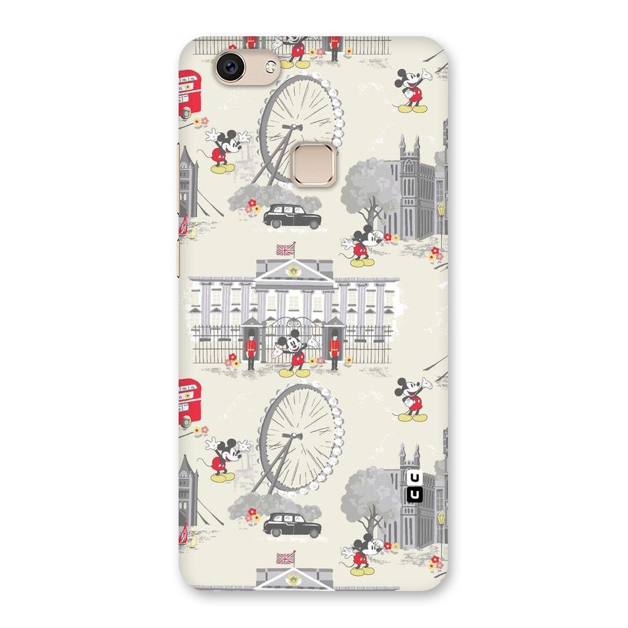 City Tour Pattern Back Case for Vivo V7