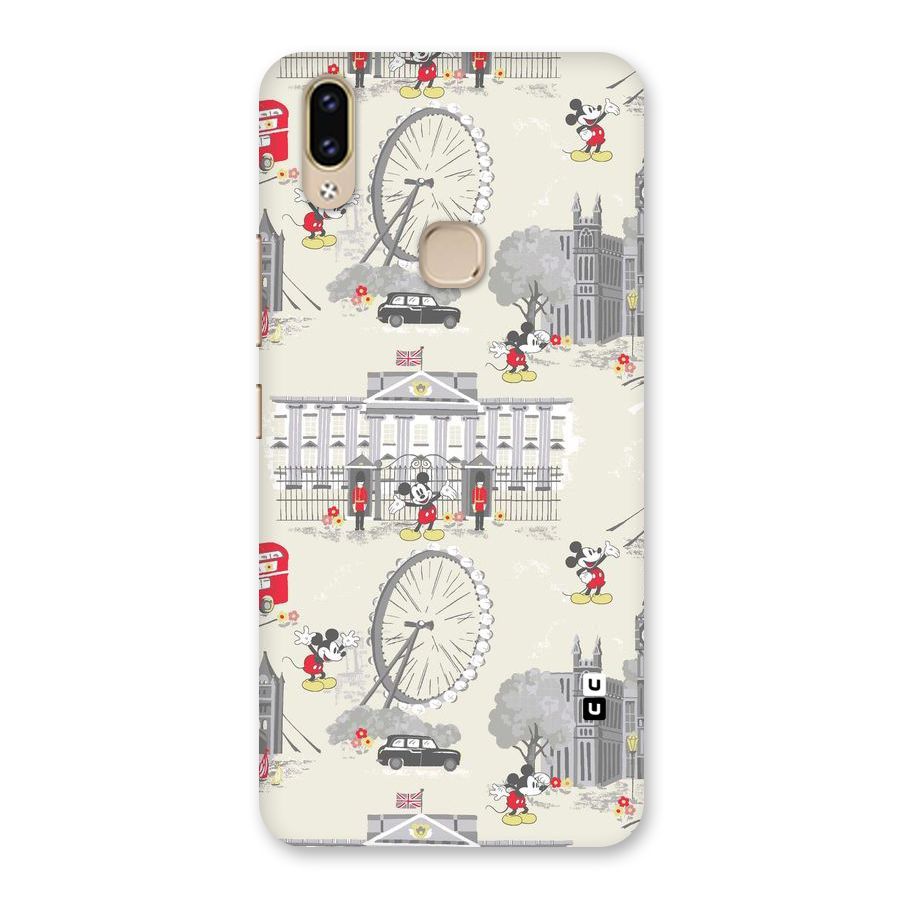 City Tour Pattern Back Case for Vivo V9 Youth