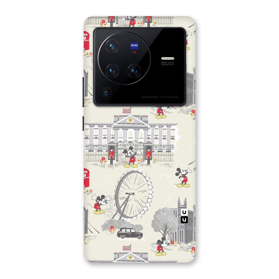 City Tour Pattern Back Case for Vivo X80 Pro