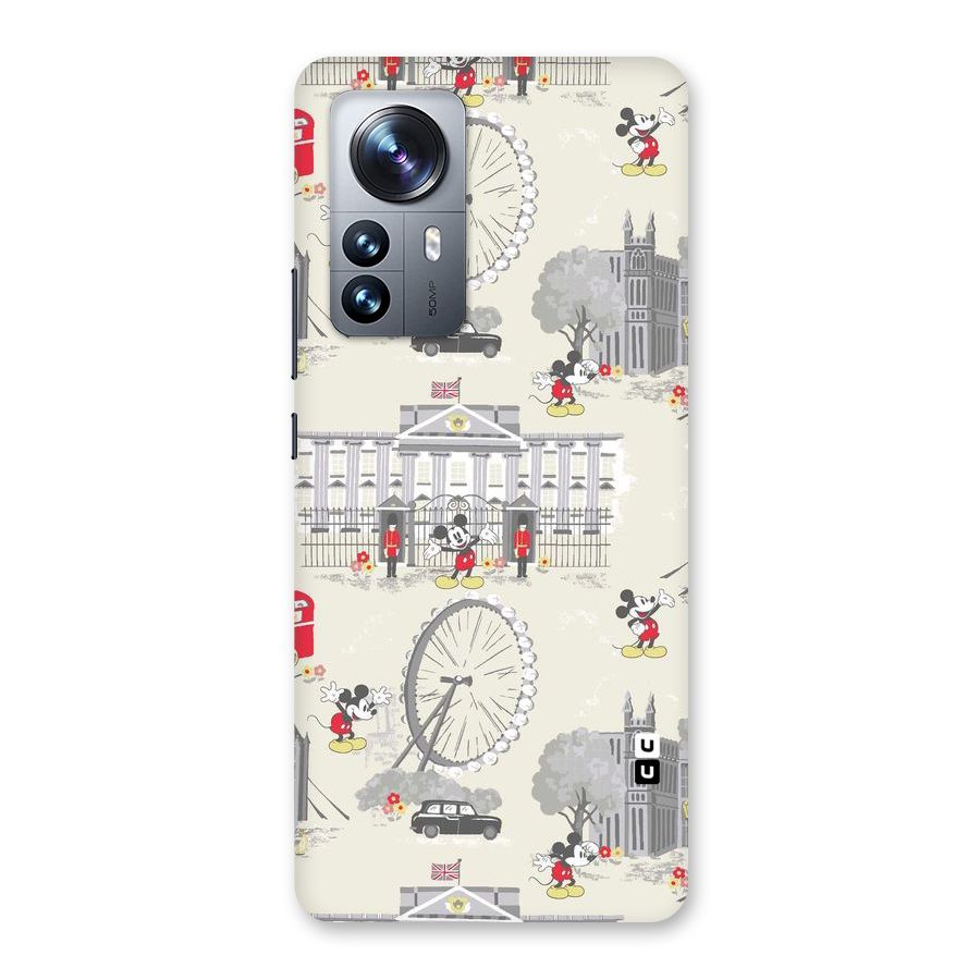 City Tour Pattern Back Case for Xiaomi 12 Pro
