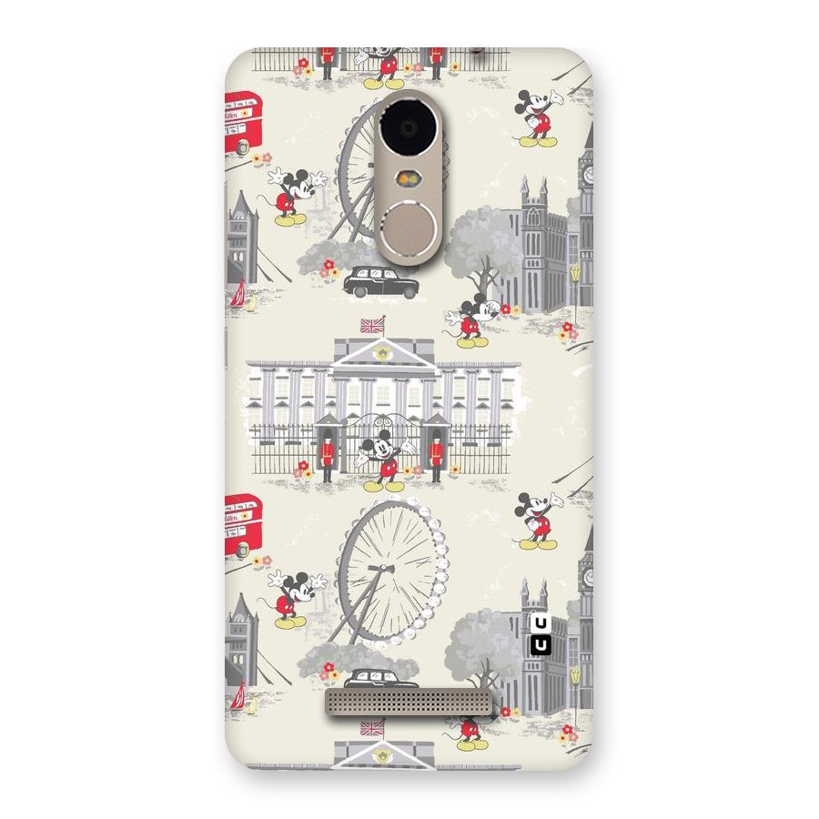 City Tour Pattern Back Case for Xiaomi Redmi Note 3