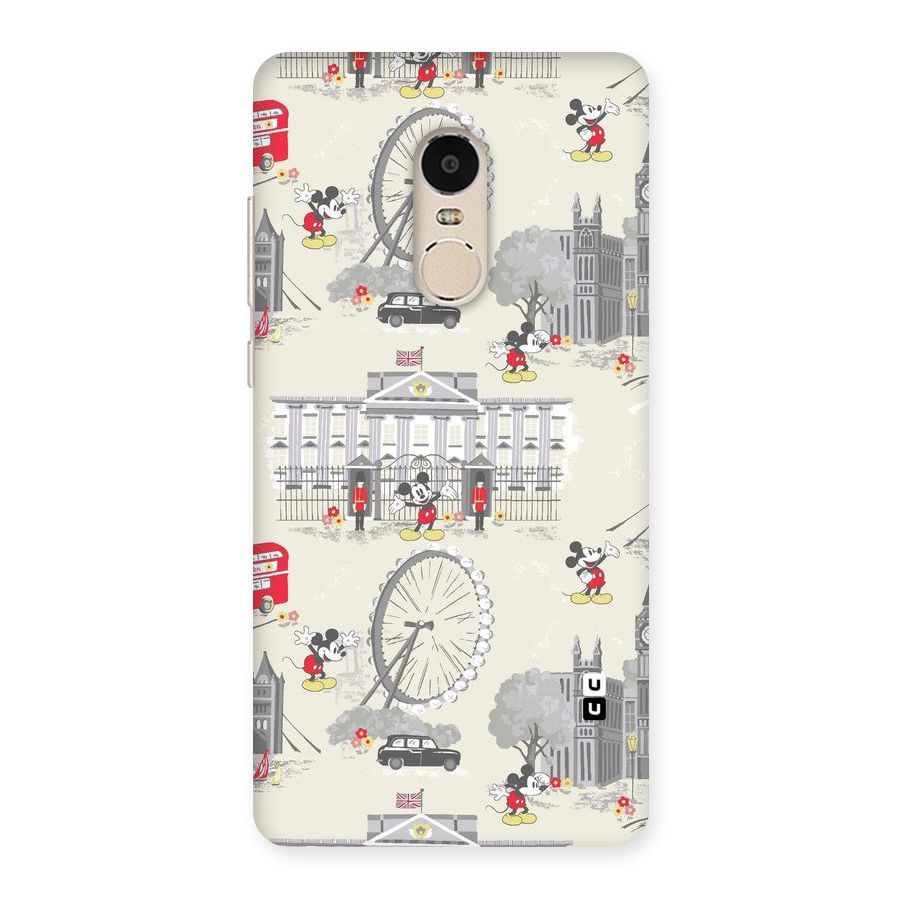 City Tour Pattern Back Case for Xiaomi Redmi Note 4