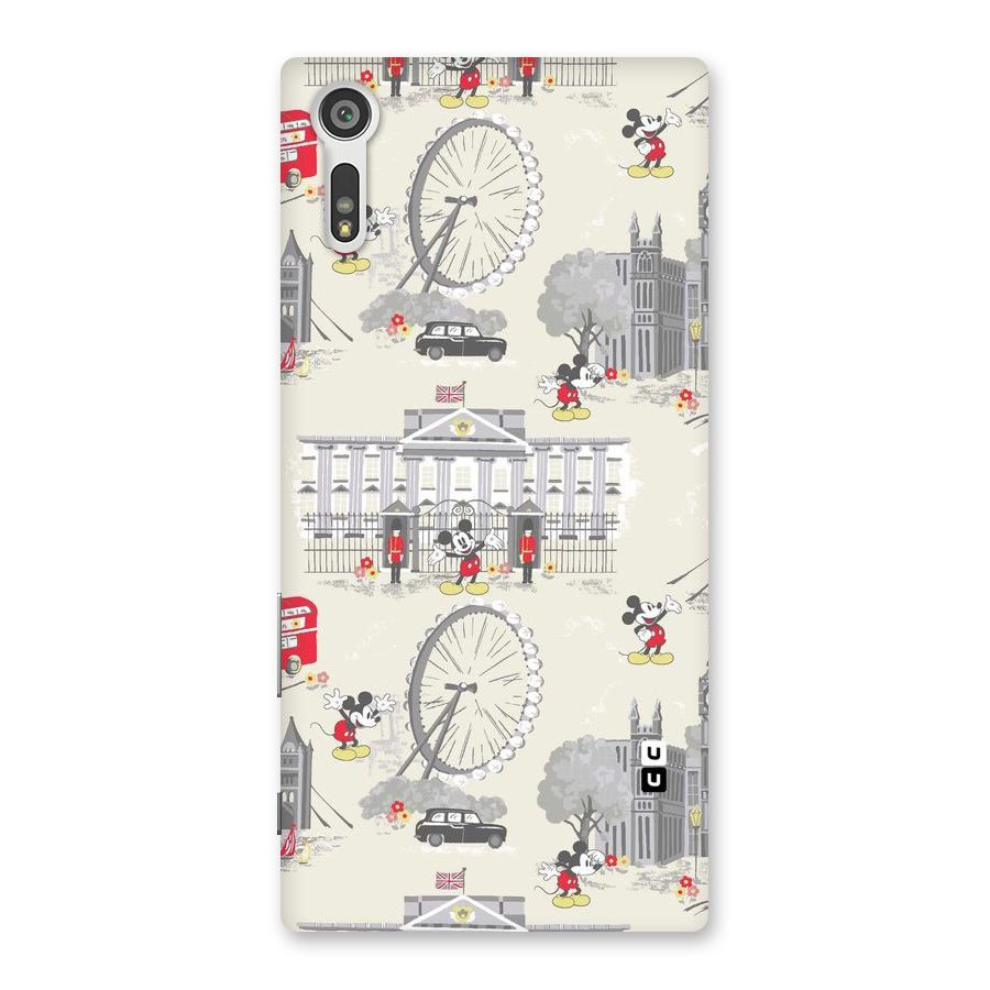 City Tour Pattern Back Case for Xperia XZ