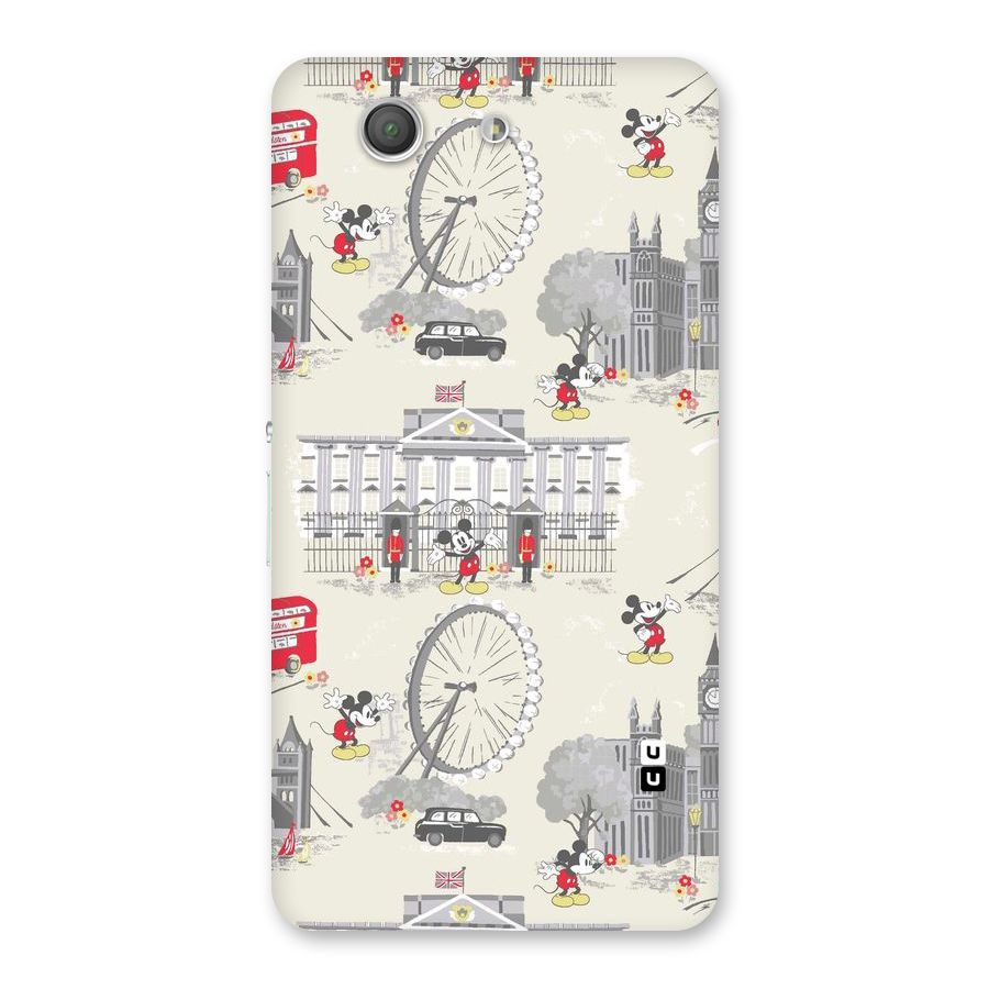 City Tour Pattern Back Case for Xperia Z3 Compact