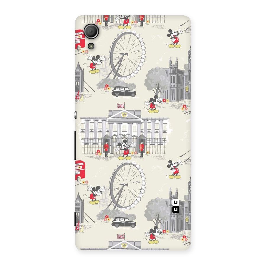 City Tour Pattern Back Case for Xperia Z4