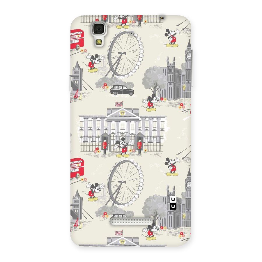 City Tour Pattern Back Case for YU Yureka Plus