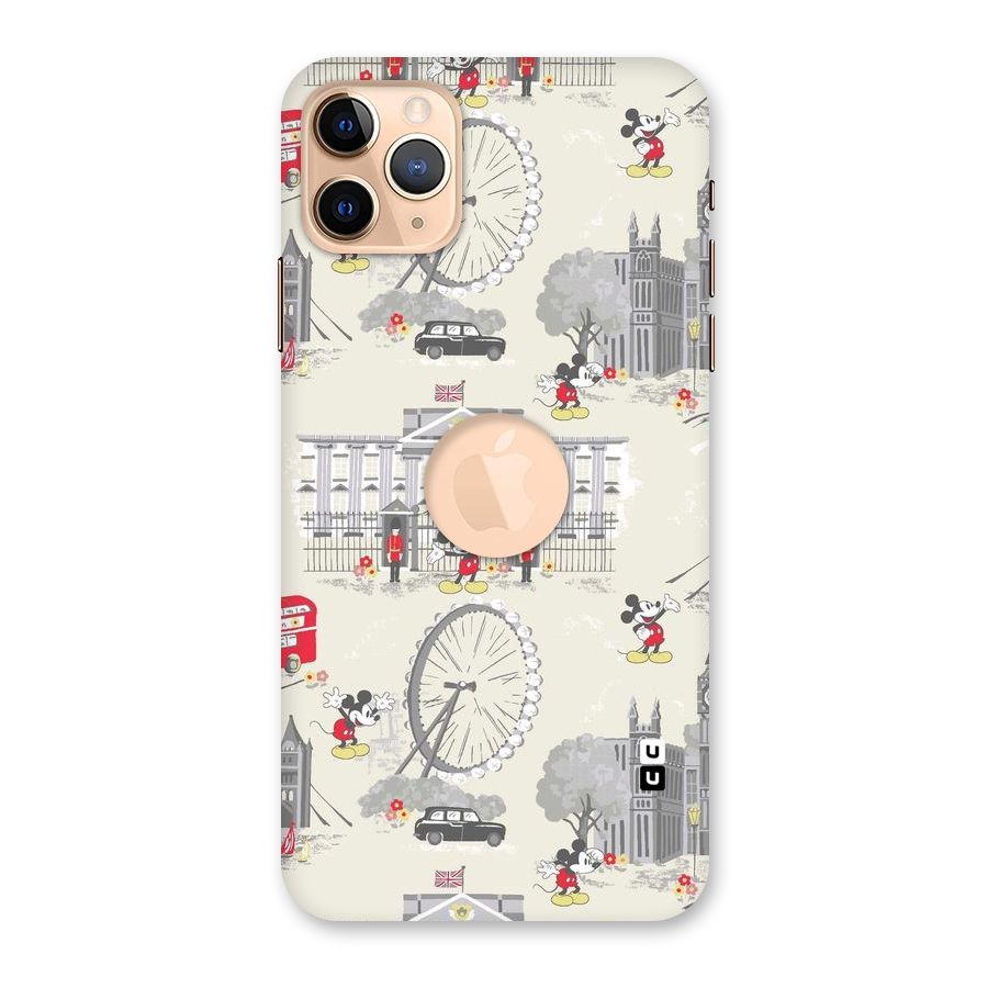 City Tour Pattern Back Case for iPhone 11 Pro Max Logo Cut