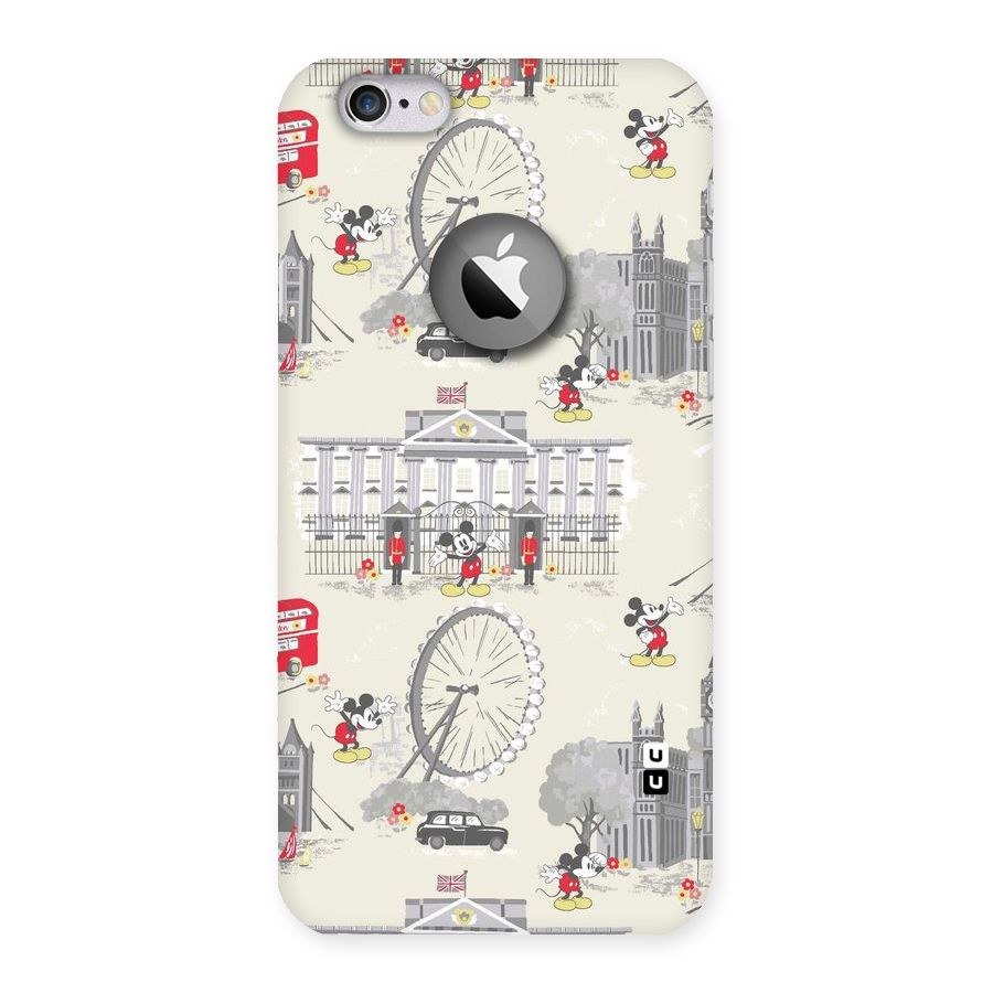 City Tour Pattern Back Case for iPhone 6 Logo Cut