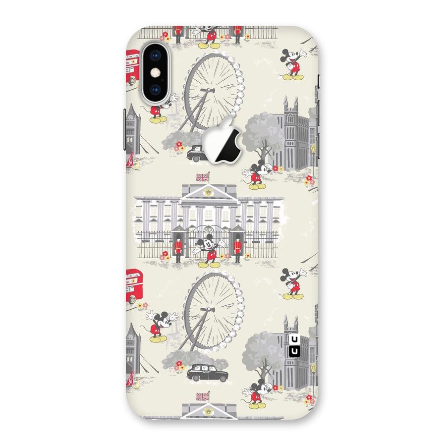City Tour Pattern Back Case for iPhone XS Max Apple Cut