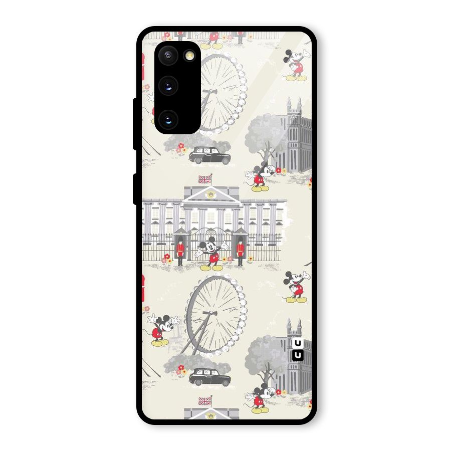 City Tour Pattern Glass Back Case for Galaxy S20 FE 5G