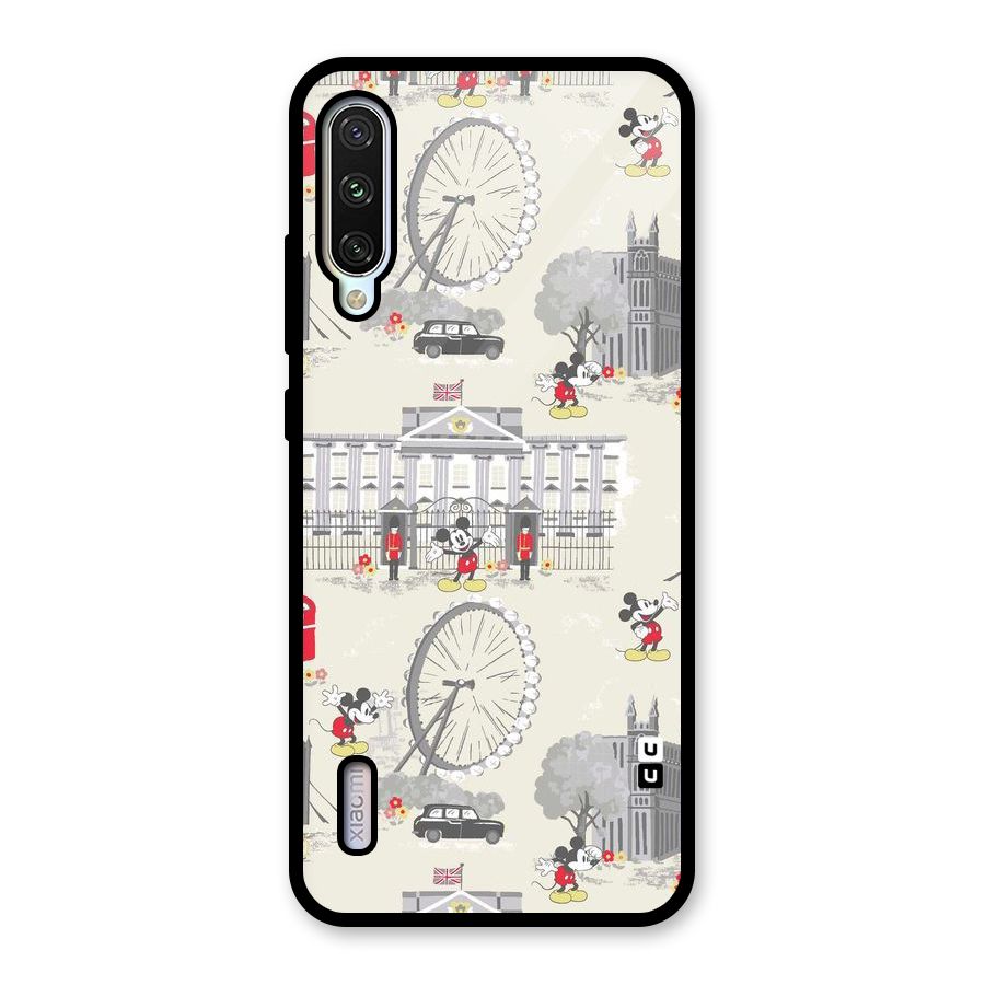 City Tour Pattern Glass Back Case for Mi A3