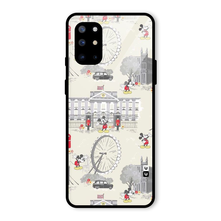 City Tour Pattern Glass Back Case for OnePlus 8T