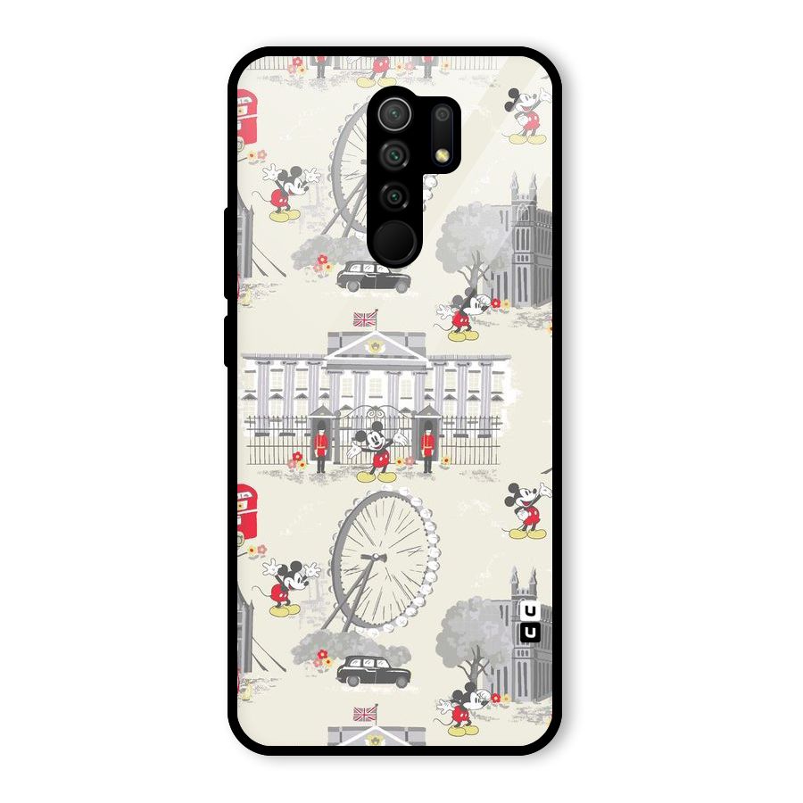 City Tour Pattern Glass Back Case for Poco M2
