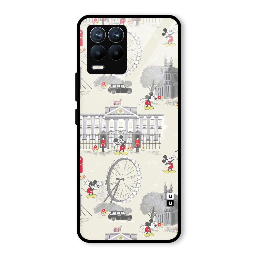 City Tour Pattern Glass Back Case for Realme 8 Pro