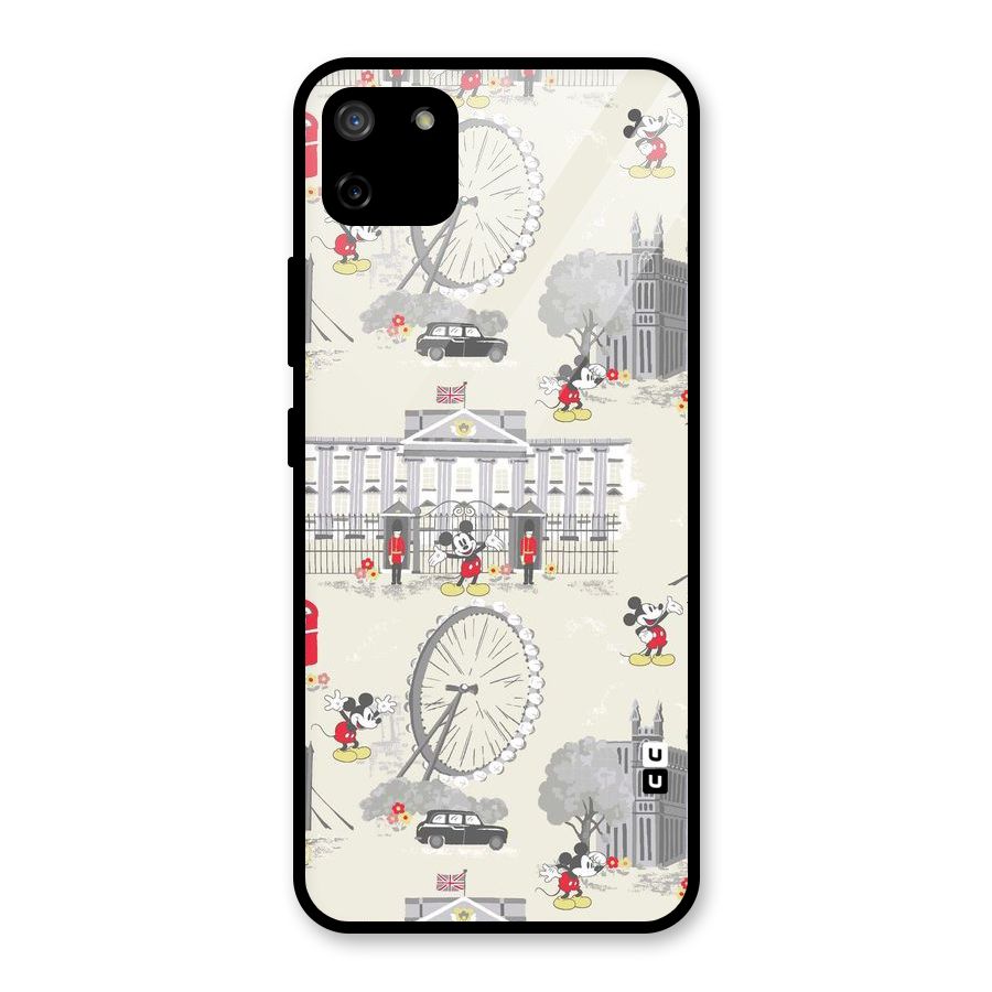 City Tour Pattern Glass Back Case for Realme C11