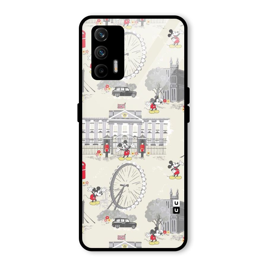 City Tour Pattern Glass Back Case for Realme GT 5G