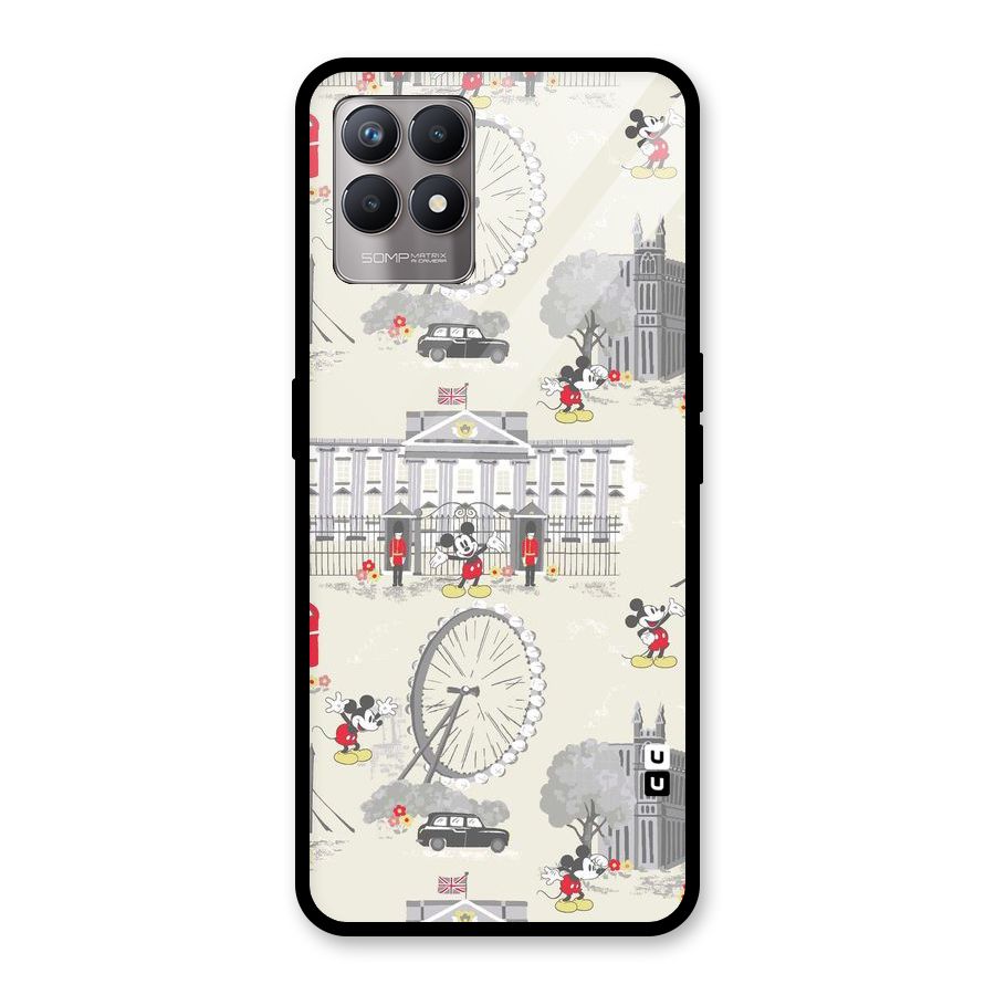 City Tour Pattern Glass Back Case for Realme Narzo 50