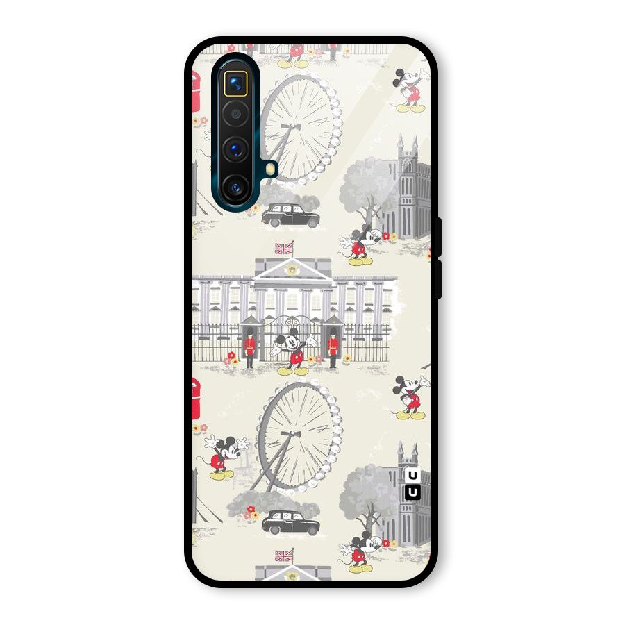 City Tour Pattern Glass Back Case for Realme X3 SuperZoom