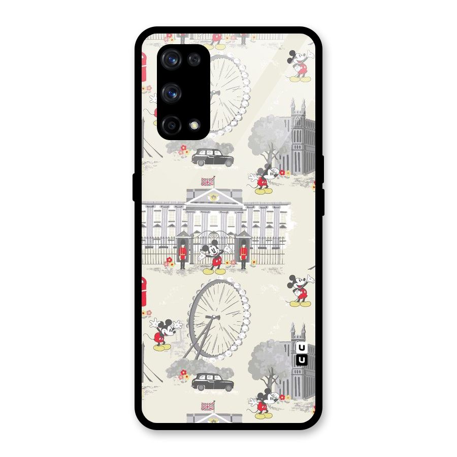 City Tour Pattern Glass Back Case for Realme X7 Pro