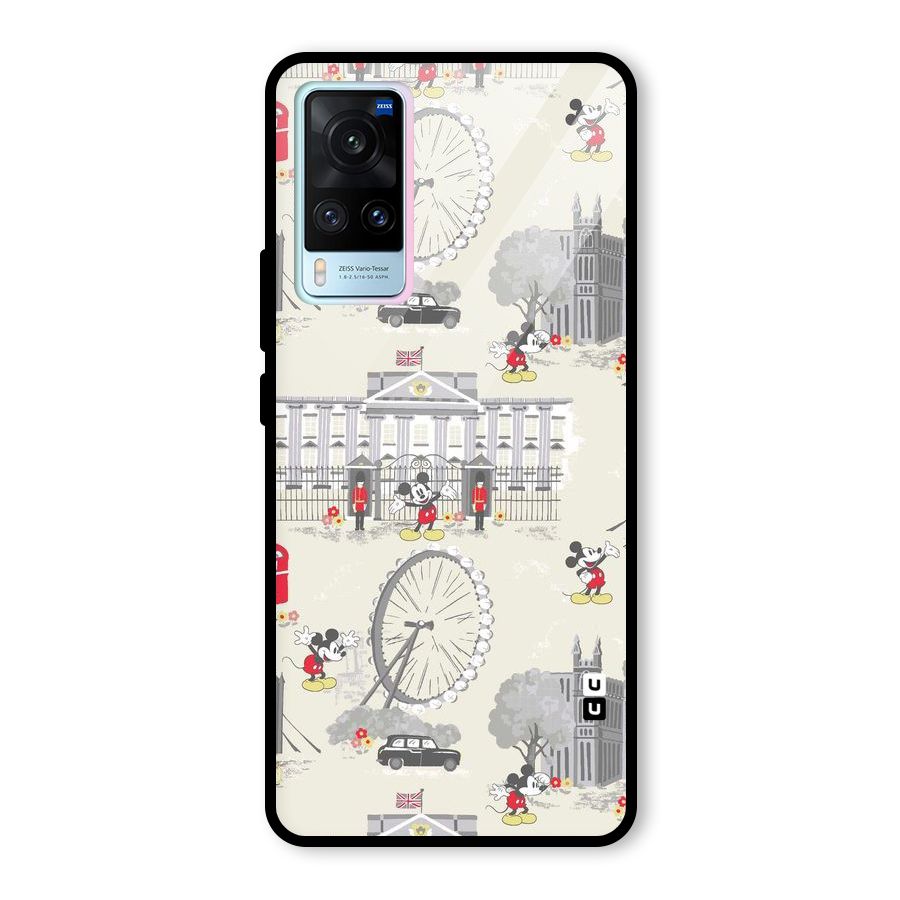 City Tour Pattern Glass Back Case for Vivo X60