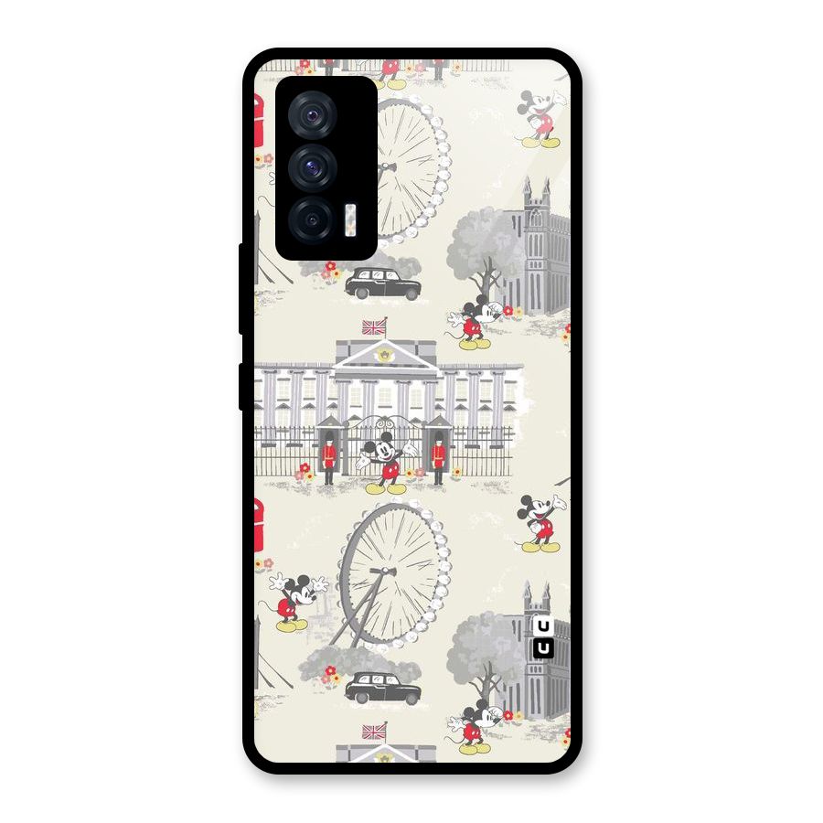City Tour Pattern Glass Back Case for Vivo iQOO 7 5G